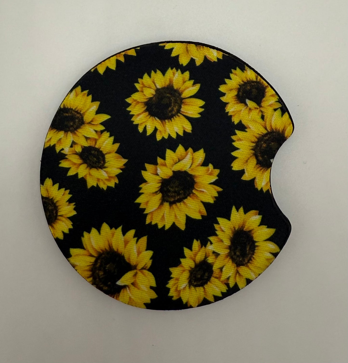 Foam sunflower car coaster