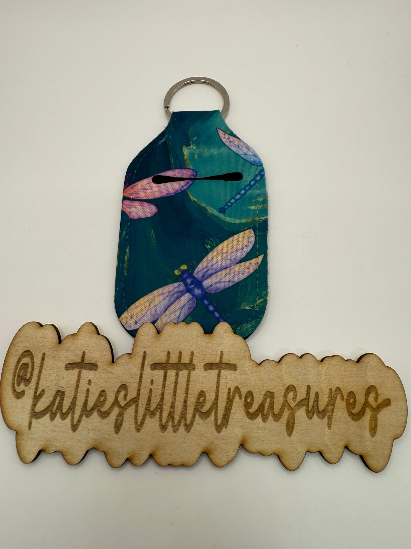 Dragonfly hand sanitizer holder