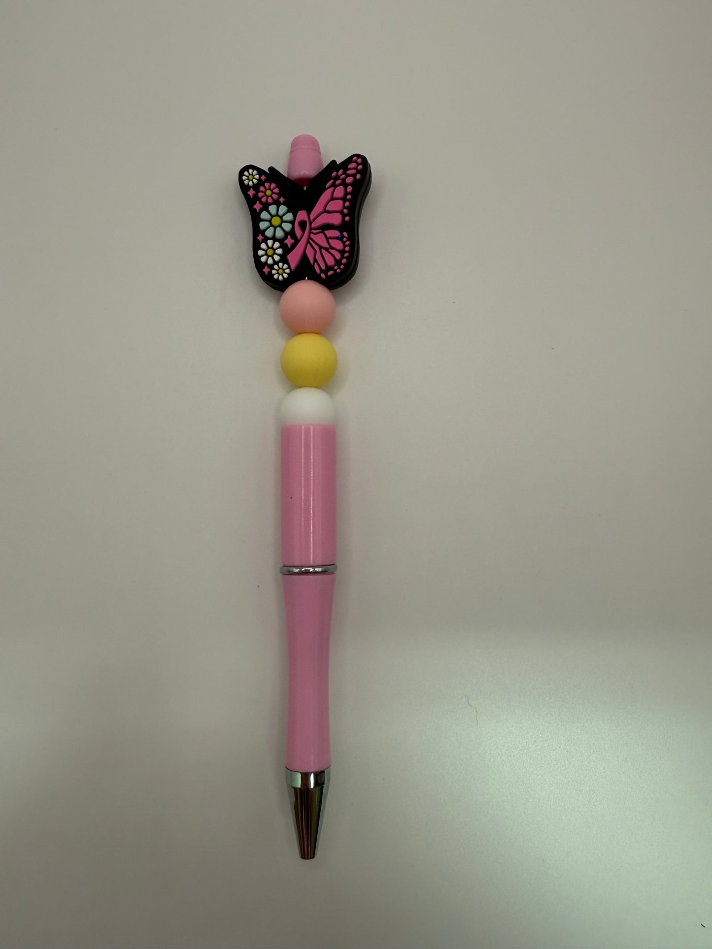 Black and pink butterfly