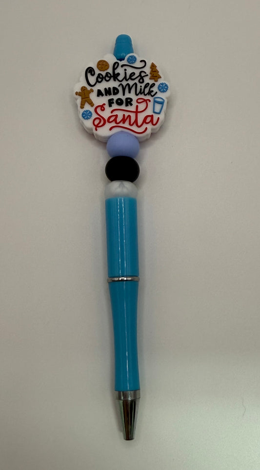 Cookie and milk for santa pen