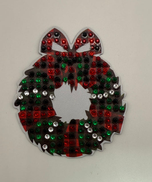 Christmas wreath magnet
