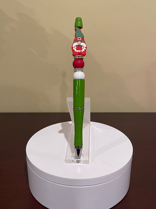 Christmas gnome elf pen