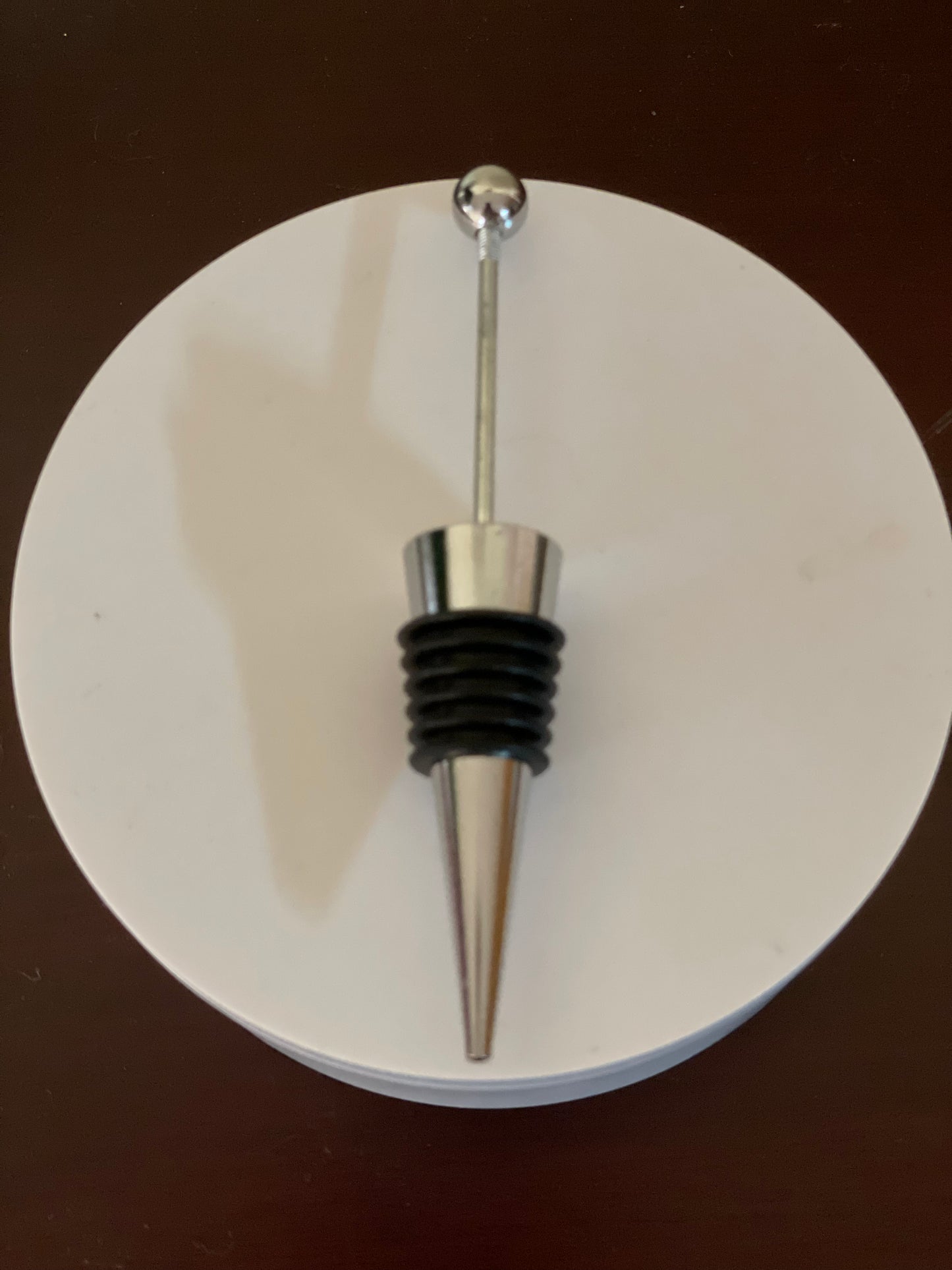 Custom wine stopper