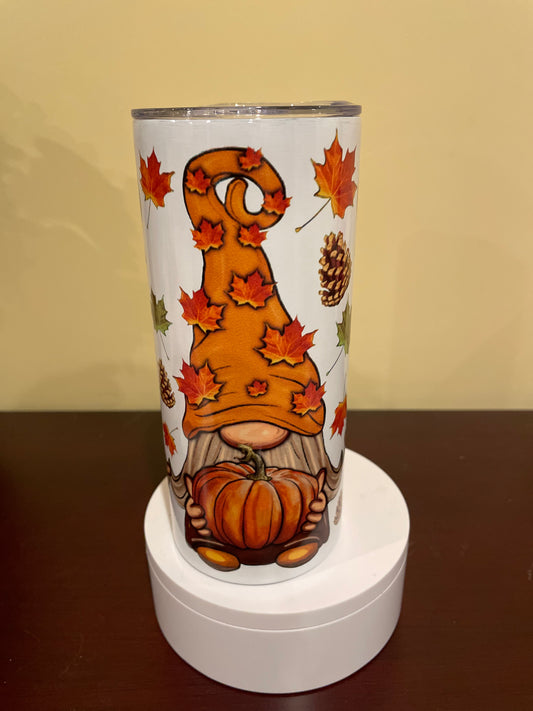 Fall gnomes tumbler