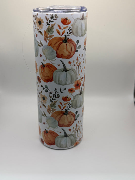 Fall pumpkin tumbler
