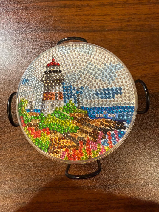 Lighthouse coaster set