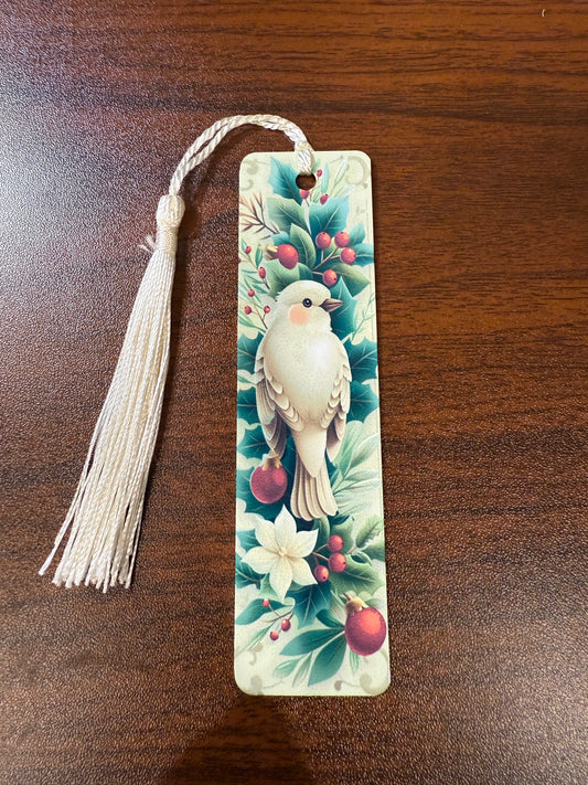 Christmas bird bookmark