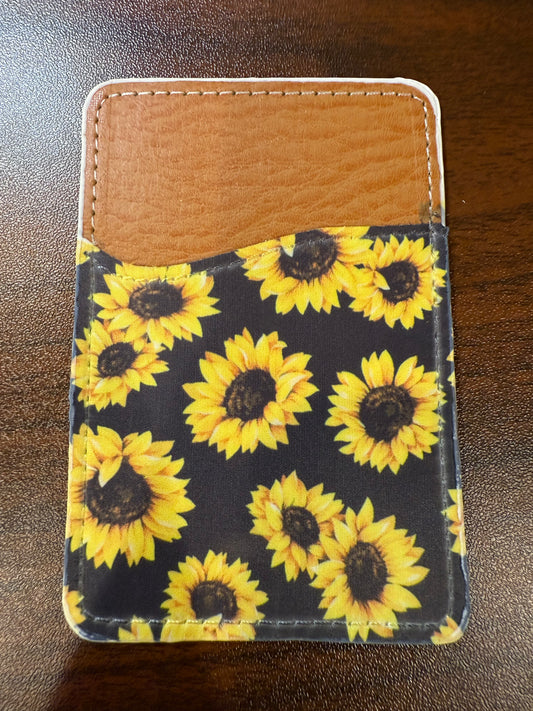 Sunflower phone wallet