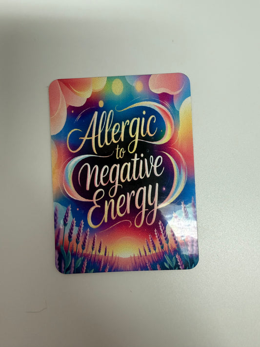 Allergic to negative energy magnet
