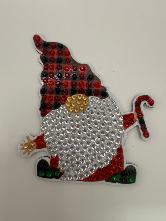 Gnome christmas magnet