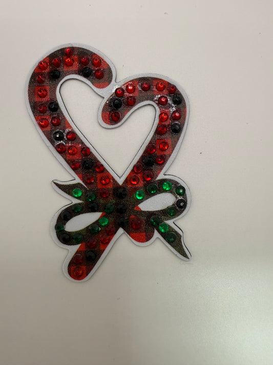 Christmas candy cane magnets